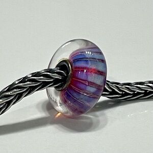 Authentic Trollbeads Aurora Stripe Bead 10172